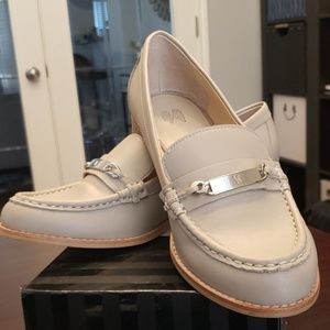 Victoria's Secret beige oxford loafer shoes